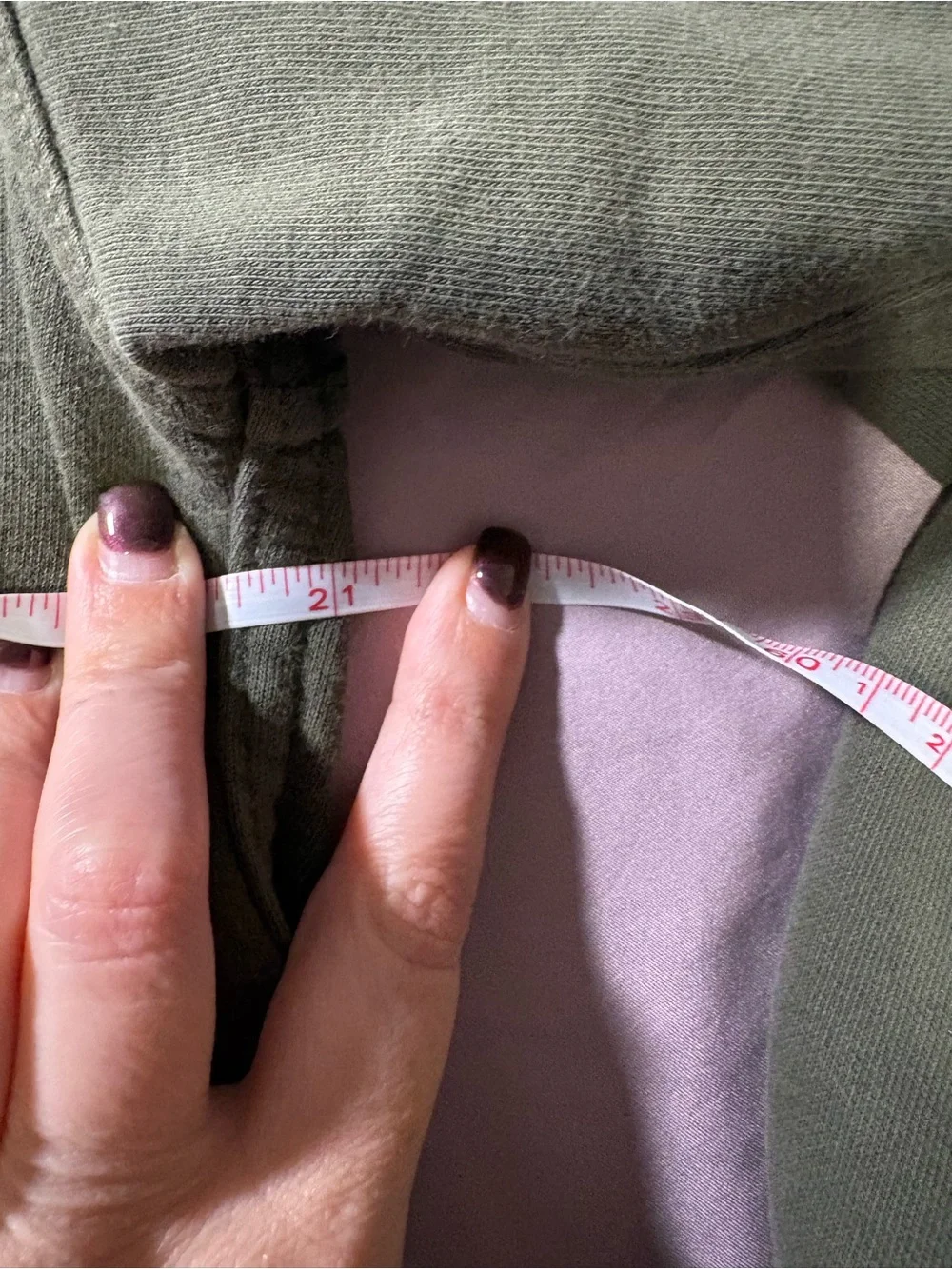 The North Face Men's Olive Crewneck Hoodie with Logo